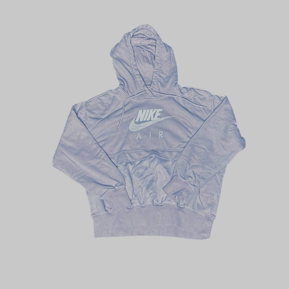 Nike Air Hoodie Women's Small Light Purple Pullover Sweatshirt Swoosh Logo